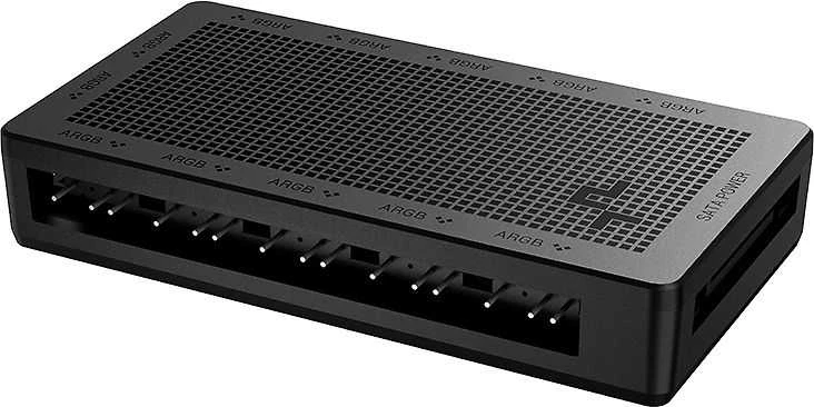 Deepcool | 12 prievadų adresuojamas RGB šakotuvas | SC700 | N/A