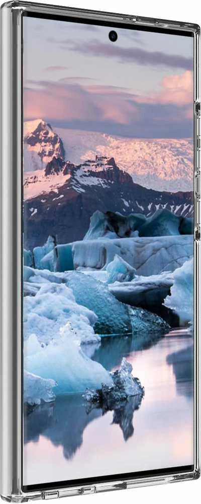 Skaidrus „Samsung Galaxy S24 Ultra Iceland Pro“ dėklas, pagamintas „Dbramante1928 Transparent“.
