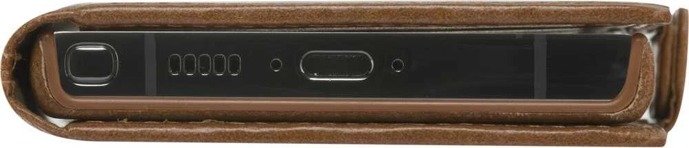 „Samsung Galaxy S24 Ultra Lynge 2-in-1“ piniginės dėklas, pagamintas Dbramante1928 Brown
