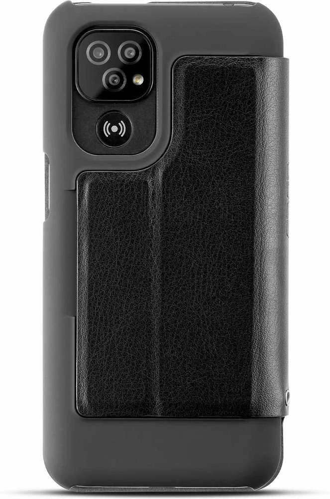 Dėklas Doro 8110 / 8210 Smart Cover, musta
