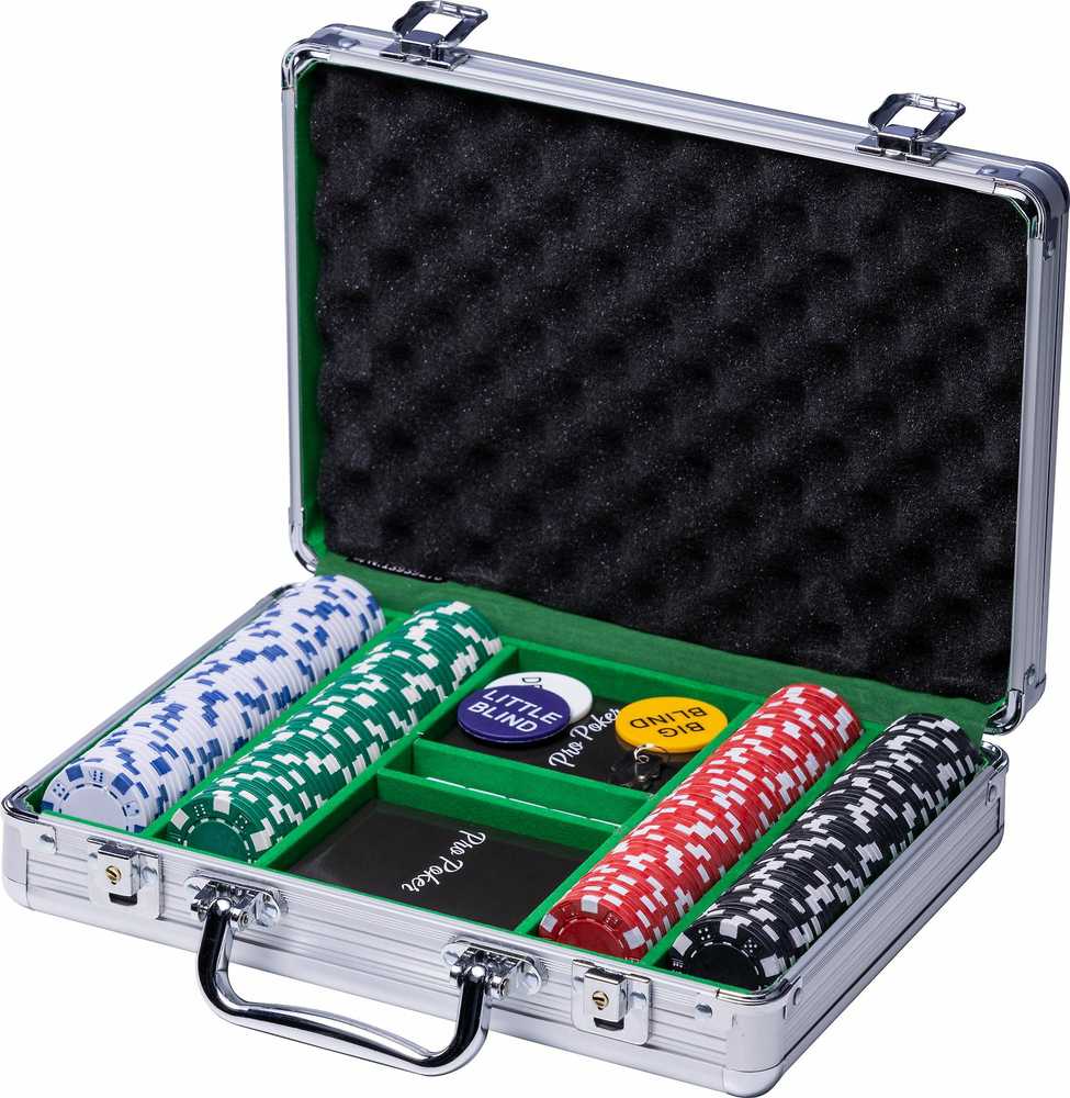 Dėklas Enne Interior Pro Poker -pokerisetti alumiinisalkussa