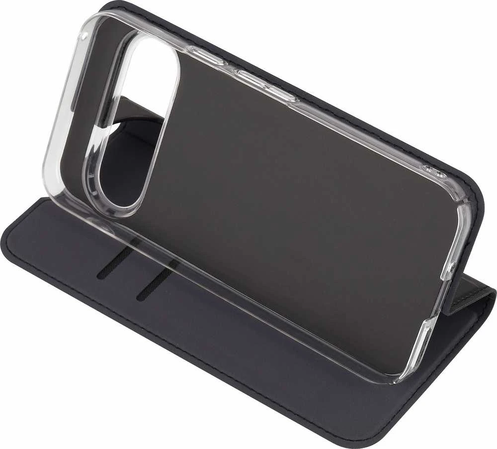 FoneKit BookCase -suojakotelo, Google Pixel 9, musta