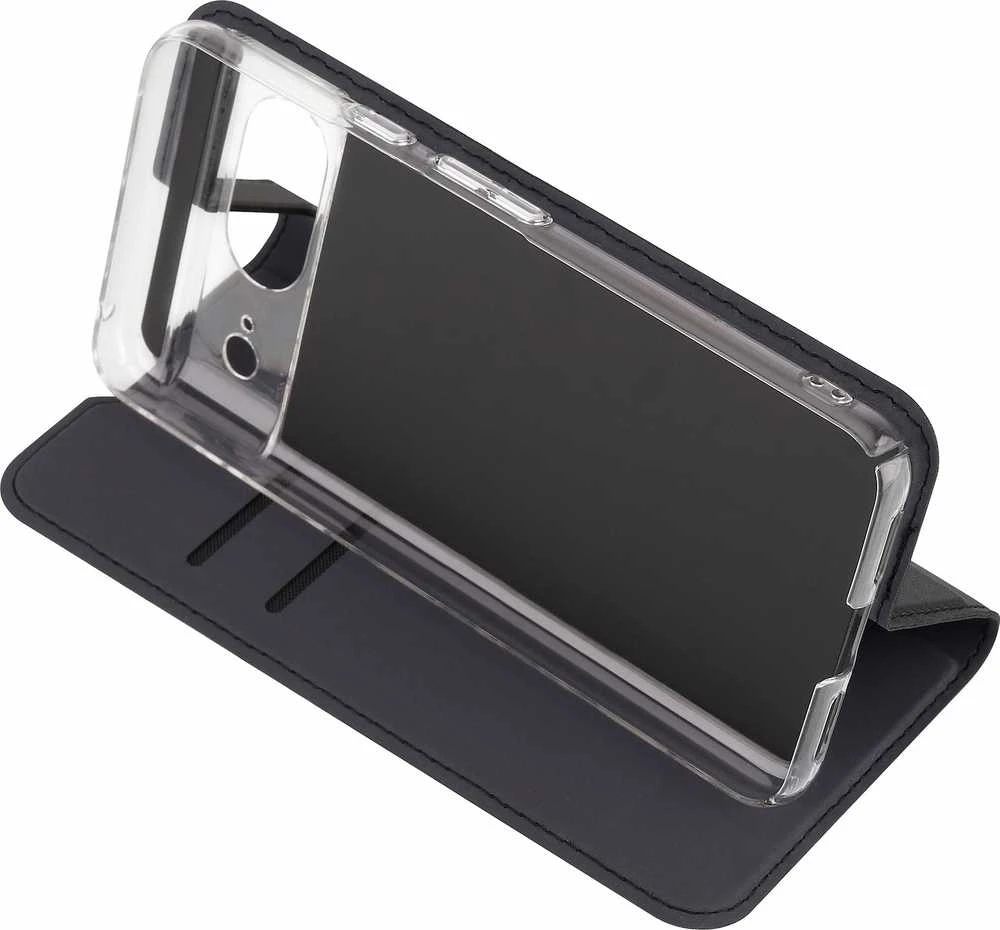 Dėklas Teka FoneKit BookCase -suojakotelo, Google Pixel 8, musta