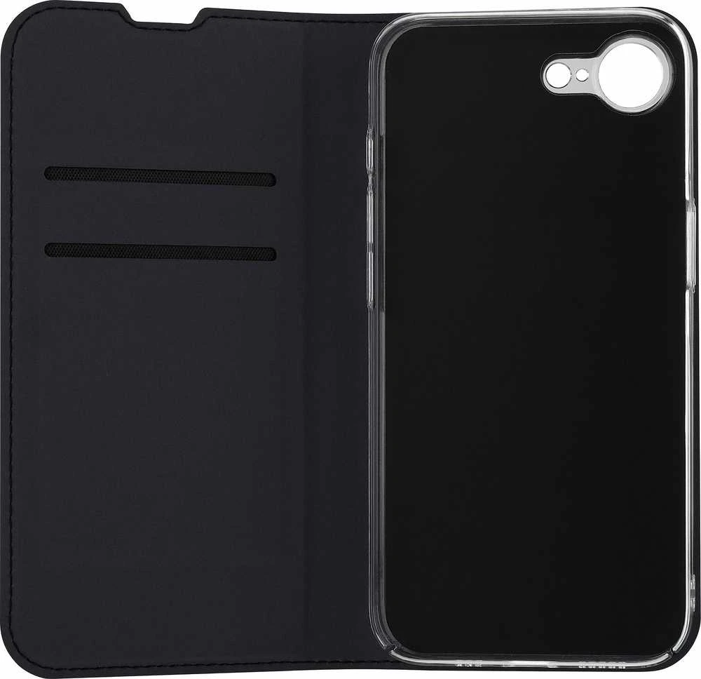 Dėklas Fonekit Bookcase -suojakotelo, iPhone 16e / 17e, musta