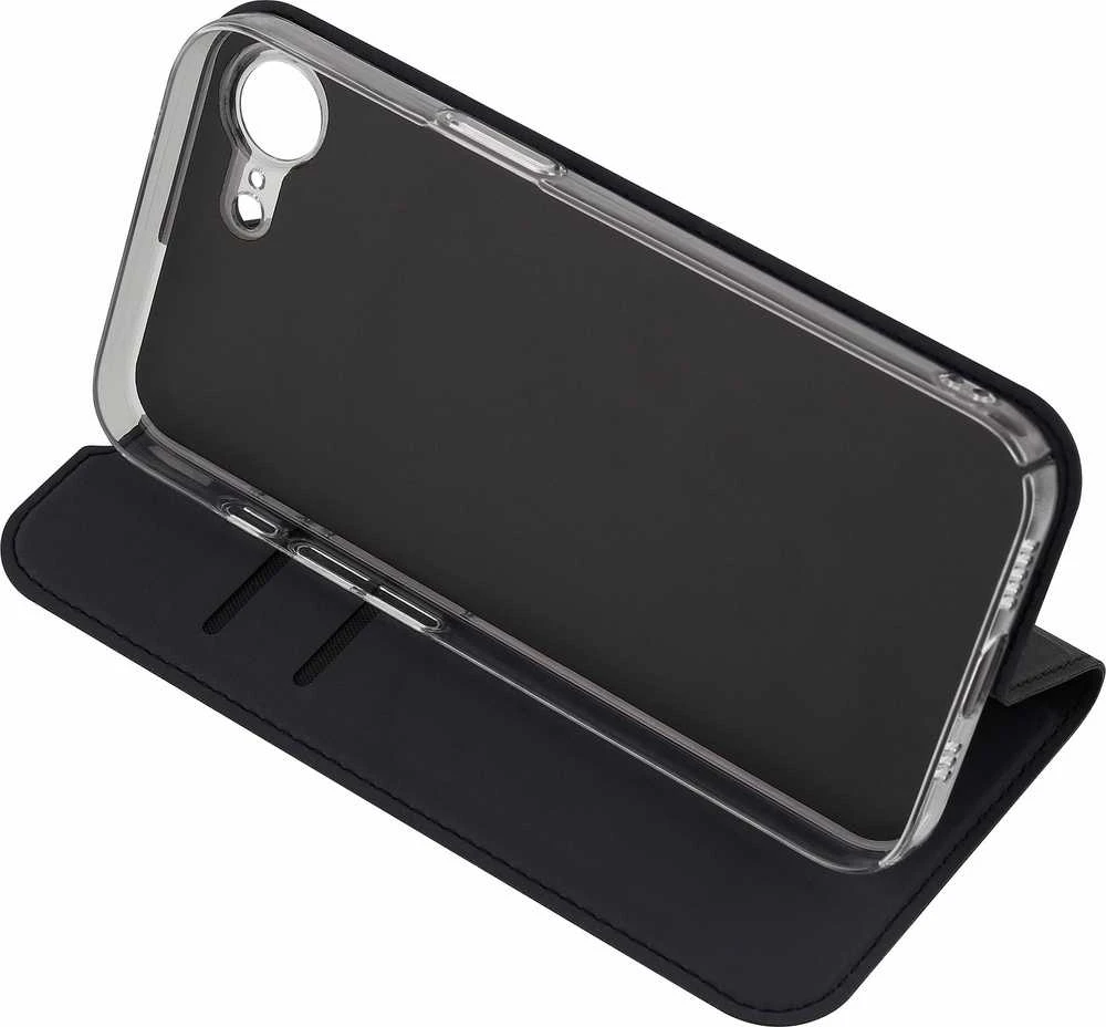 Dėklas Fonekit Bookcase -suojakotelo, iPhone 16e / 17e, musta