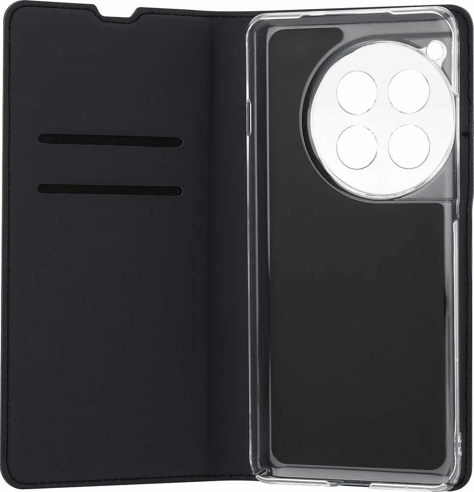 Dėklas FoneKit BookCase -suojakotelo, OnePlus 12, musta