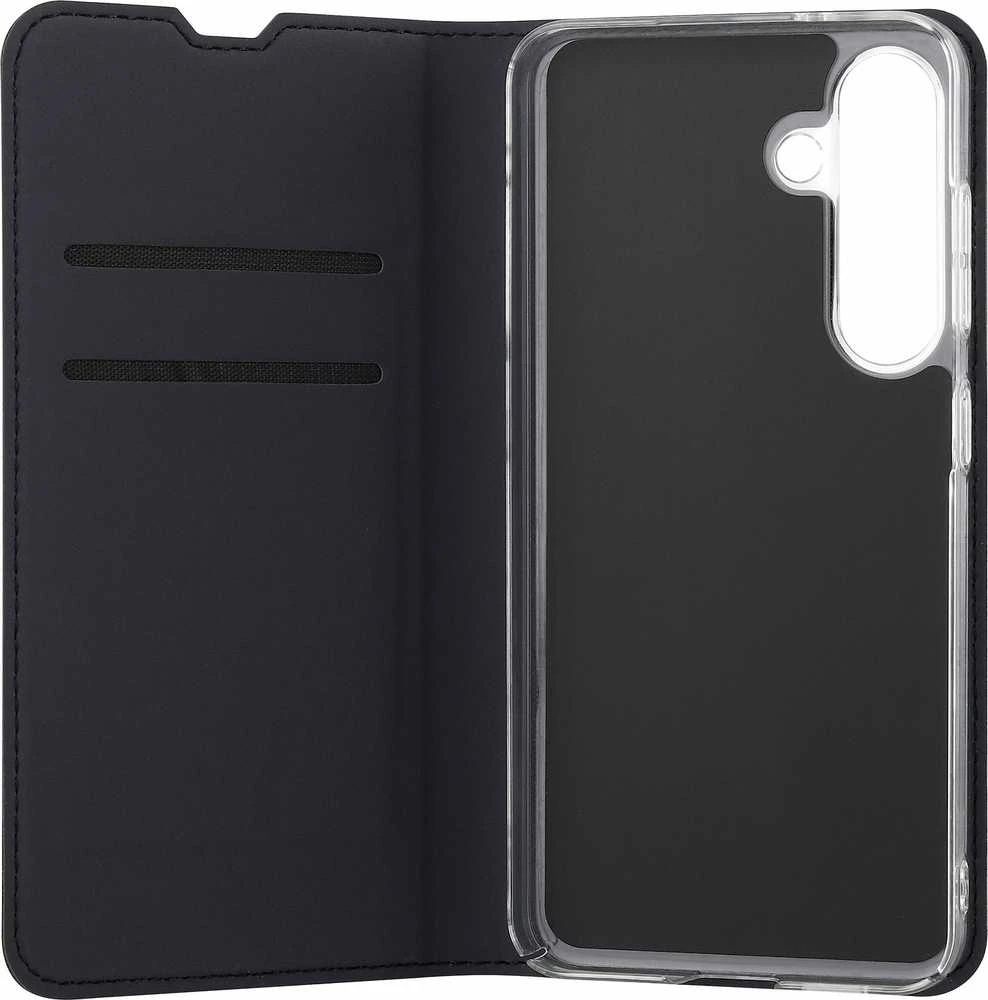 Dėklas FoneKit BookCase -suojakotelo, Samsung Galaxy S24, musta