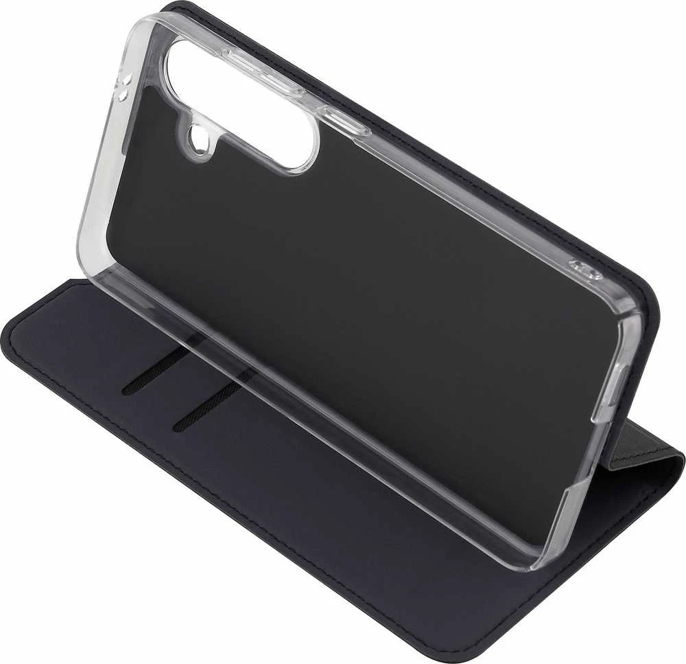 Dėklas FoneKit BookCase -suojakotelo, Samsung Galaxy S24, musta
