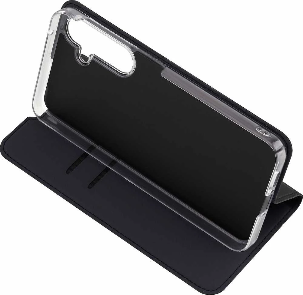 Dėklas FoneKit BookCase -suojakotelo, Samsung Galaxy A15, musta