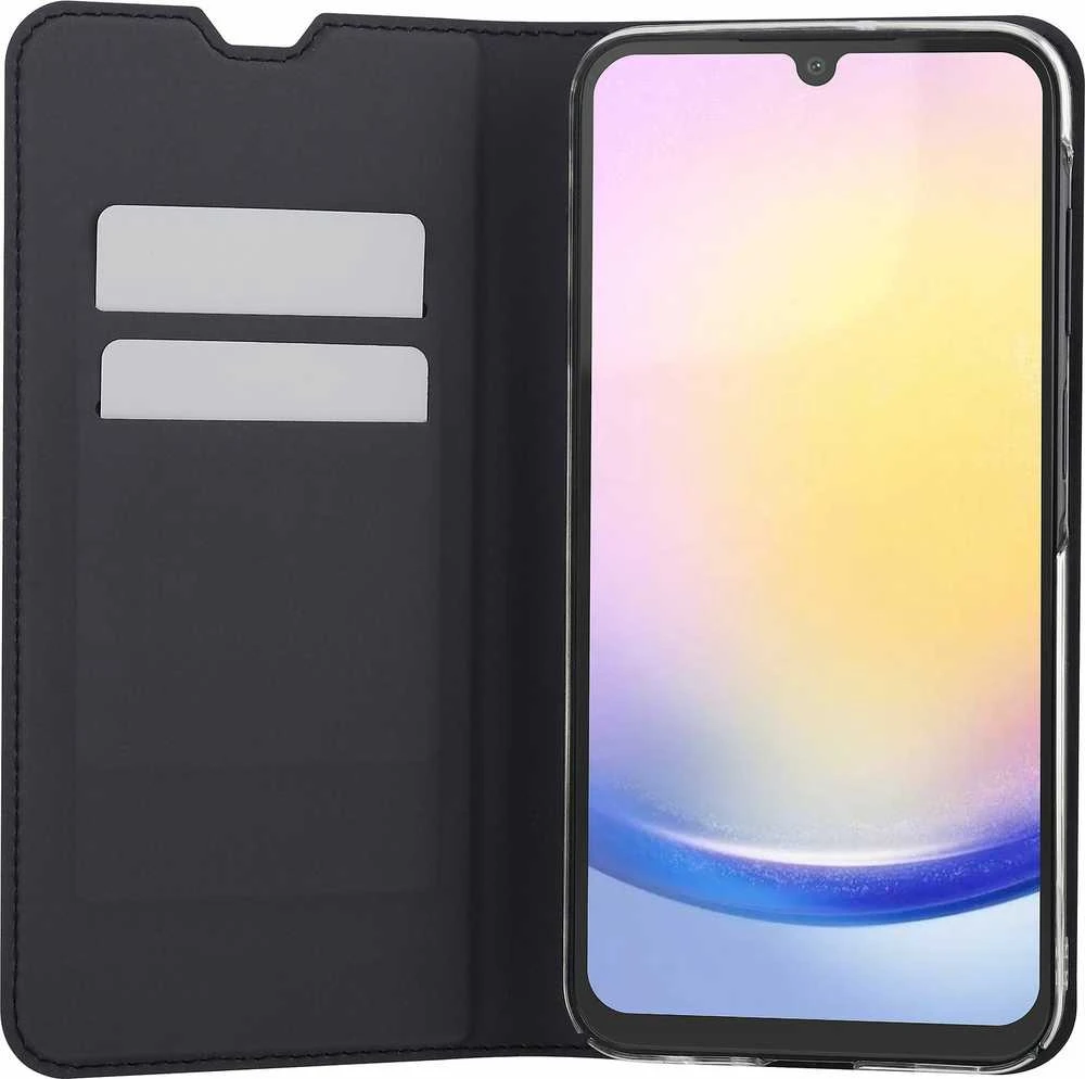 Dėklas FoneKit BookCase -suojakotelo, Samsung Galaxy A25 5G, musta