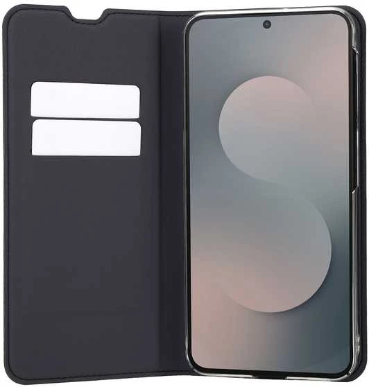 Dėklas FoneKit BookCase suojakotelo, Samsung Galaxy S25 FE, musta