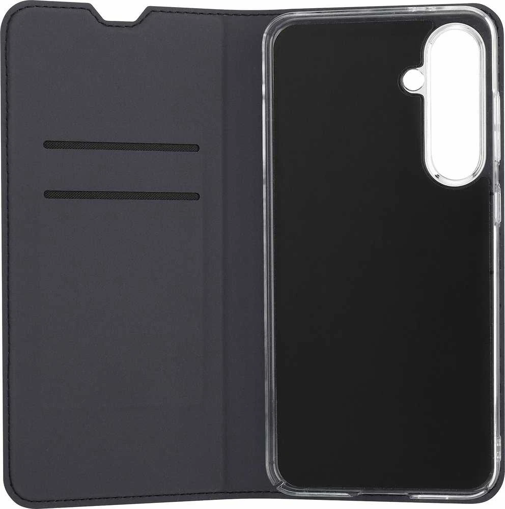 Dėklas FoneKit BookCase -suojakotelo, Samsung Galaxy S24 FE, musta