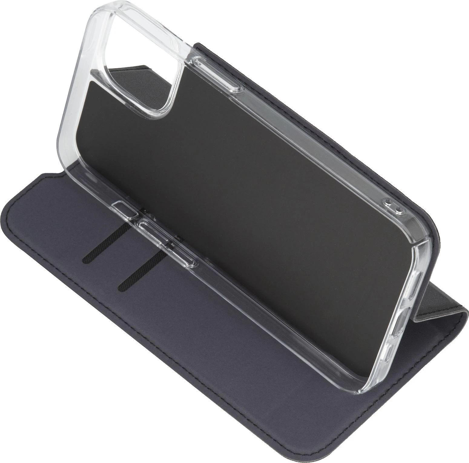 Dėklas FoneKit BookCase -suojakotelo, Samsung Galaxy S23, musta