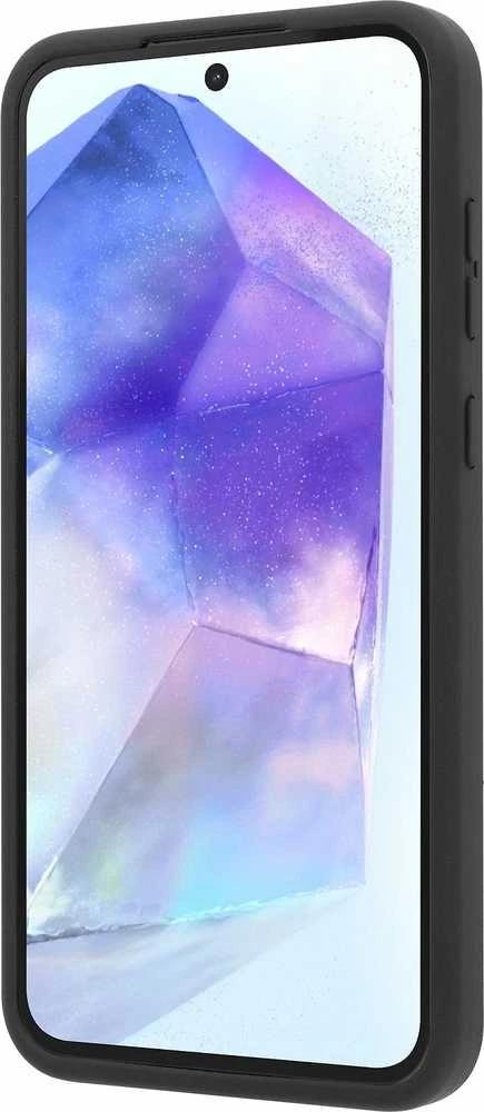 Dėklas Mohani FoneKit Liquid Silicone -suojakuori, Samsung Galaxy A55, musta