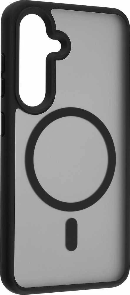 Dėklas Emtec FoneKit Magneettinen Soft Touch -suojakuori, Samsung Galaxy S24, musta/harmaa