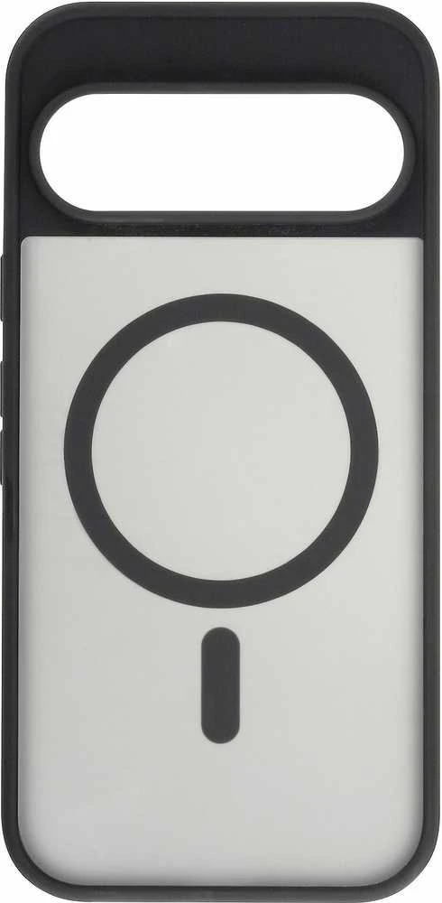 FoneKit Magneettinen Soft Touch -suojakuori, Google Pixel 9, musta/harmaa