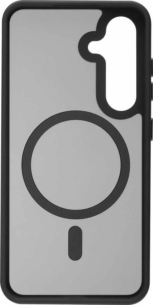 Dėklas Emtec FoneKit Magneettinen Soft Touch -suojakuori, Samsung Galaxy S24, musta/harmaa