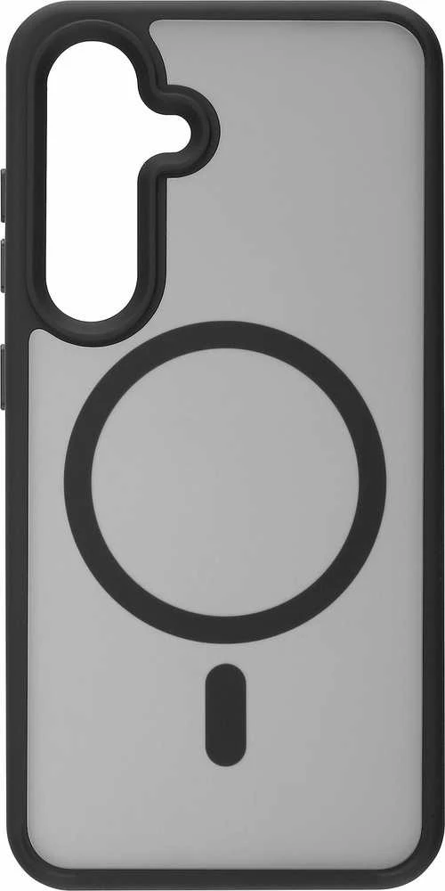 Dėklas Emtec FoneKit Magneettinen Soft Touch -suojakuori, Samsung Galaxy S24, musta/harmaa