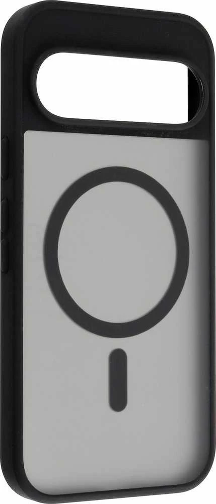 FoneKit Magneettinen Soft Touch -suojakuori, Google Pixel 9, musta/harmaa