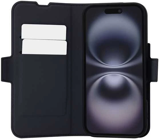 Dėklas FoneKit MagSafe BookCase suojakotelo, iPhone 17, musta