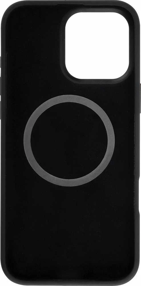 Dėklas FoneKit MagSafe Liquid Silicone -suojakuori, iPhone 16 Pro Max, musta