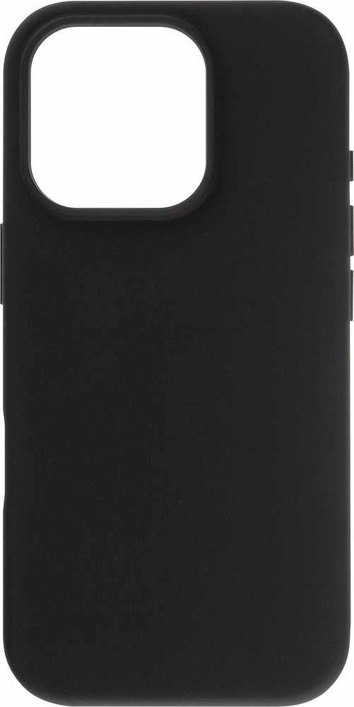 Dėklas FoneKit MagSafe Liquid Silicone -suojakuori, iPhone 16 Pro, musta