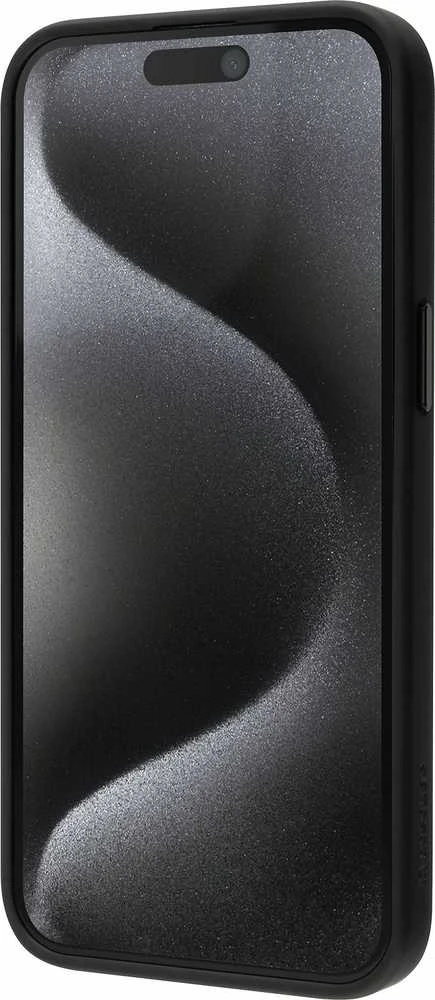Microsoft „FoneKit MagSafe“ minkštas lietimui atsparus dėklas, „iPhone 15 Pro Max“, juodas / pilkas