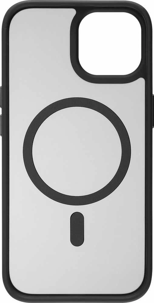 Microsoft „FoneKit MagSafe“ minkštas lietimui atsparus dėklas, „iPhone 15 Pro Max“, juodas / pilkas