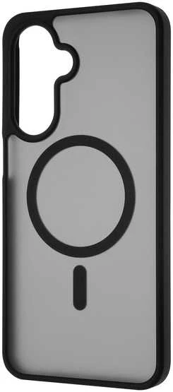 „FoneKit MagSafe Soft Touch“ apsauginis dėklas, „Samsung Galaxy A17“, juodas/pilkas