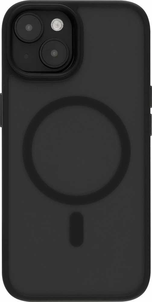 Osram FoneKit MagSafe Soft Touch – apsauginis dėklas, iPhone 15, juoda/pilka