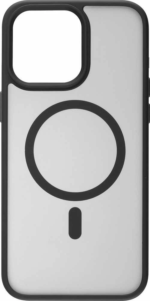 Osram FoneKit MagSafe Soft Touch – apsauginis dėklas, iPhone 15, juoda/pilka