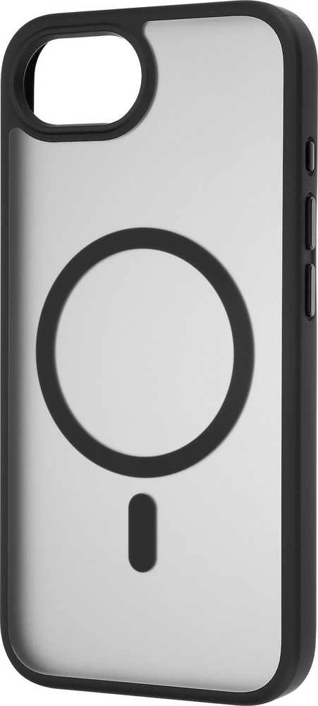 „FoneKit MagSafe Soft Touch“ apsauginis dėklas, „iPhone 16e“ / „17e“, juodas / pilkas