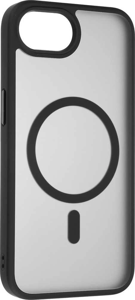 „FoneKit MagSafe Soft Touch“ apsauginis dėklas, „iPhone 16e“ / „17e“, juodas / pilkas
