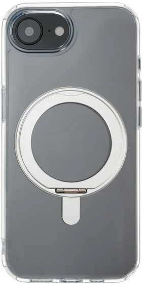Dėklas FoneKit Premium Kickstand MagSafe suojakuori jalustalla, iPhone 16e / 17e, läpinäkyvä