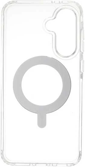 Dėklas FoneKit Premium Kickstand MagSafe suojakuori jalustalla, Samsung Galaxy A16, läpinäkyvä