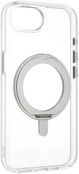 Dėklas FoneKit Premium Kickstand MagSafe suojakuori jalustalla, iPhone 16e / 17e, läpinäkyvä