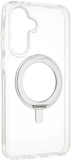 Dėklas FoneKit Premium Kickstand MagSafe suojakuori jalustalla, Samsung Galaxy A16, läpinäkyvä