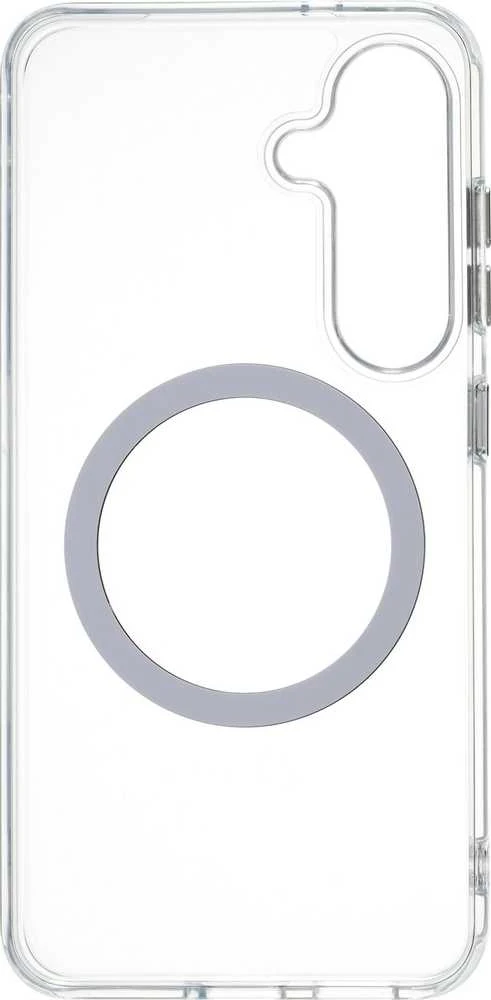 Dėklas FoneKit Premium MagSafe suojakuori, Samsung Galaxy S25, läpinäkyvä