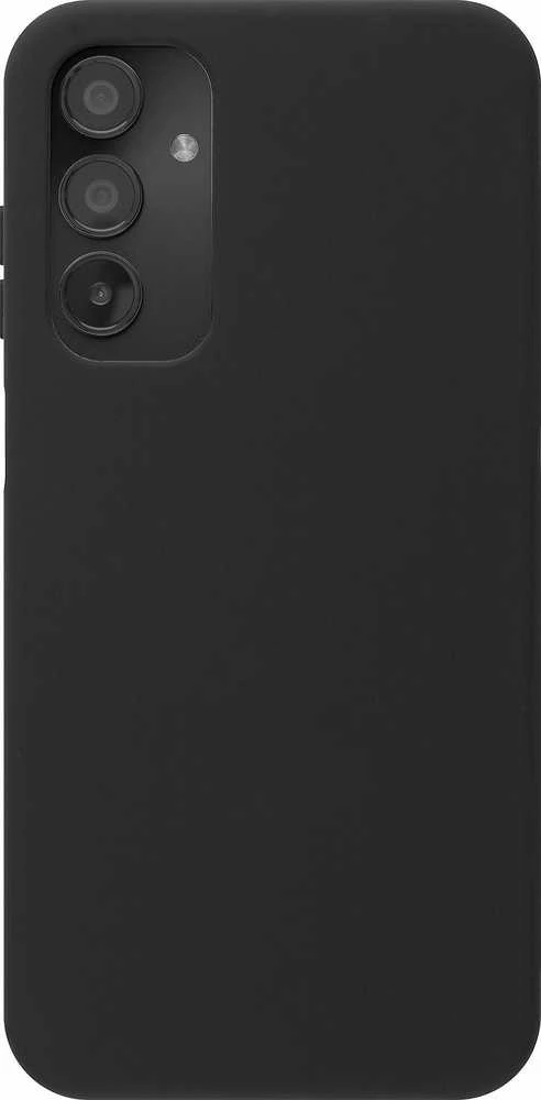 Dėklas FoneKit Liquid Silicone -suojakuori, Samsung Galaxy A35, musta