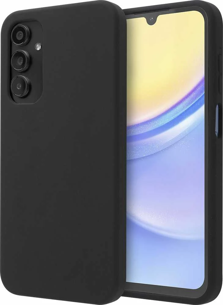 Dėklas Mohani FoneKit Liquid Silicone -suojakuori, Samsung Galaxy A55, musta