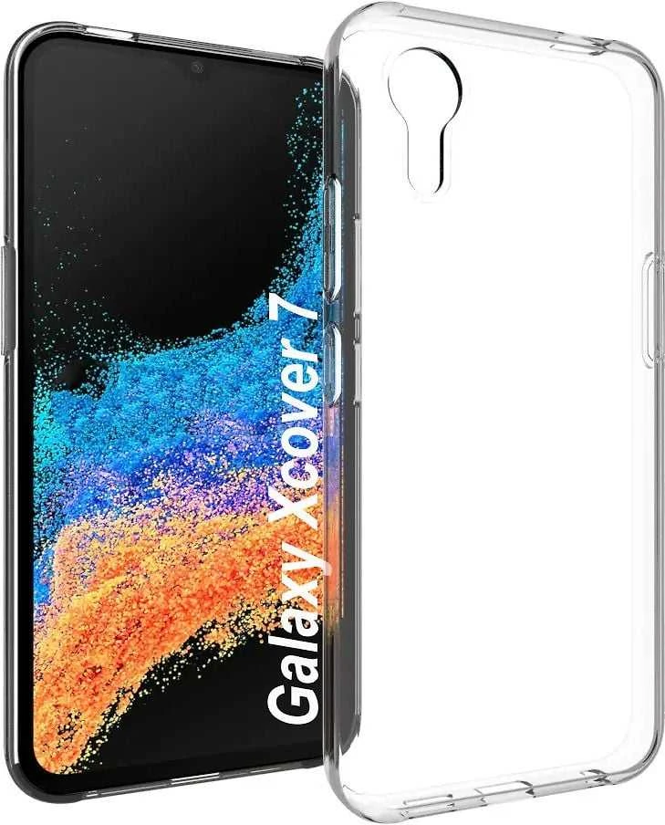 Dėklas Insmat Crystal -takakuori, Samsung XCover7, kirkas