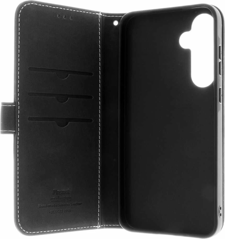 Insmat Exclusive Flip Case piniginės dėklas, Samsung Galaxy A55 5G, juodas