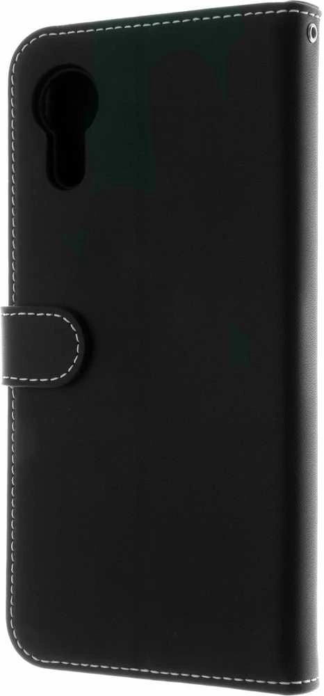 Insmat Exclusive Flip Case piniginės dėklas, Samsung Galaxy XCover7, juodas