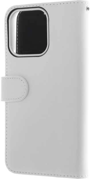 Dėklas Insmat Exclusive Flip Case lompakkokotelo, iPhone 13 Pro, valkoinen