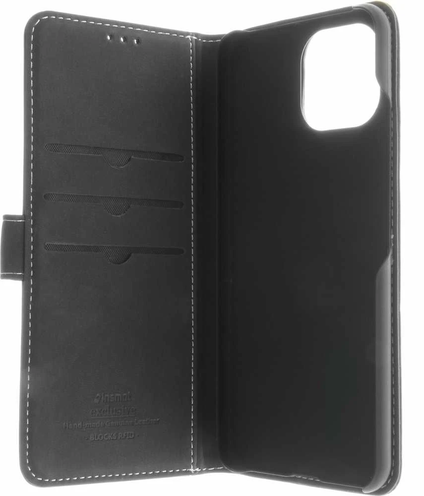 Dėklas Insmat Exclusive Flip Case -lompakkokotelo, Xiaomi Mi 11 Lite 5G / 11 Lite 5G NE, musta