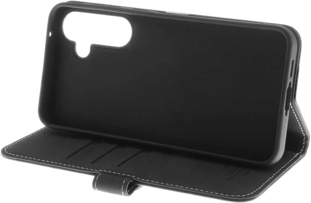 Insmat Exclusive Flip Case piniginės dėklas, Samsung Galaxy A55 5G, juodas