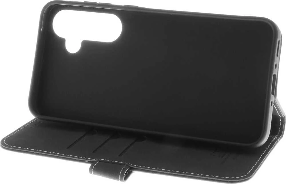 Insmat Exclusive Flip Case piniginės dėklas, Samsung Galaxy A35 5G, juodas