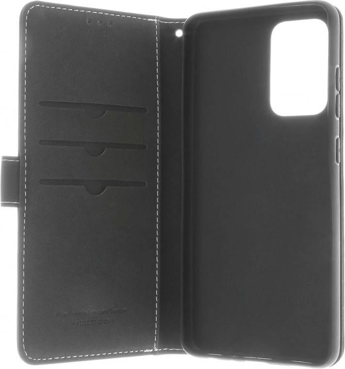 Insmat Exclusive Flip Case piniginės dėklas, Samsung Galaxy A53 5G, juodas
