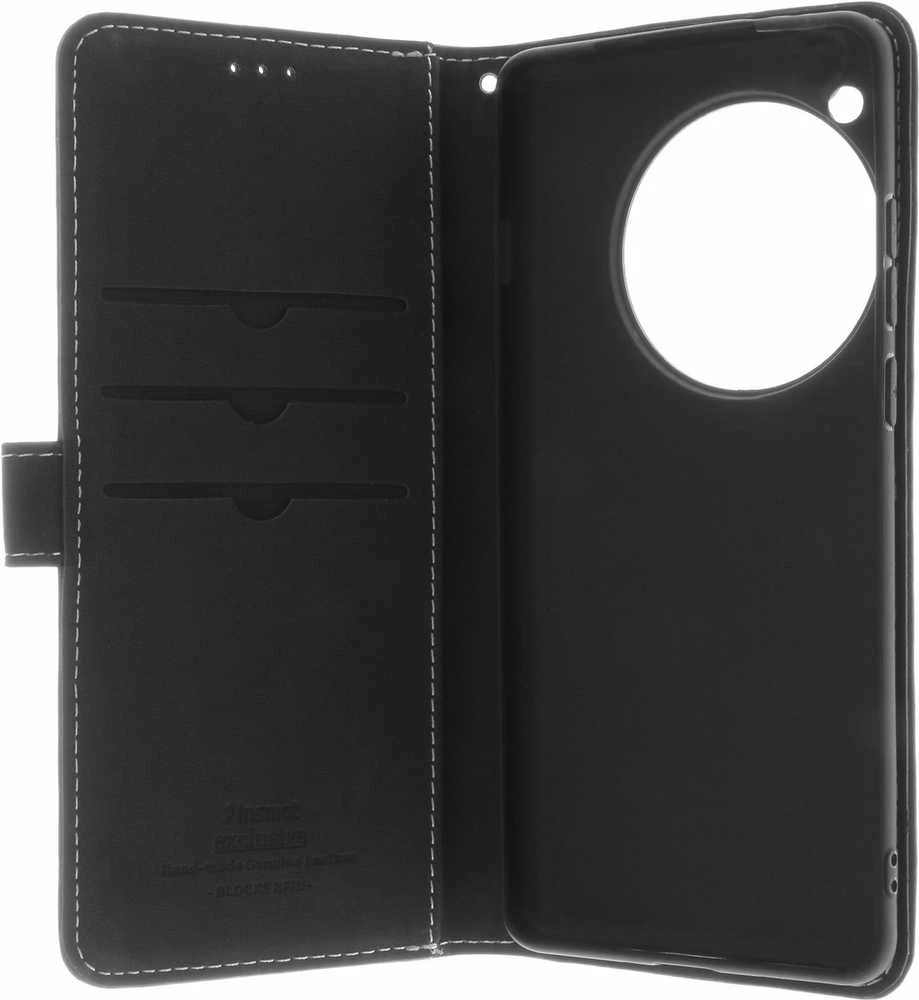 Dėklas Insmat Flip Case -lompakkokotelo, OnePlus 12, musta