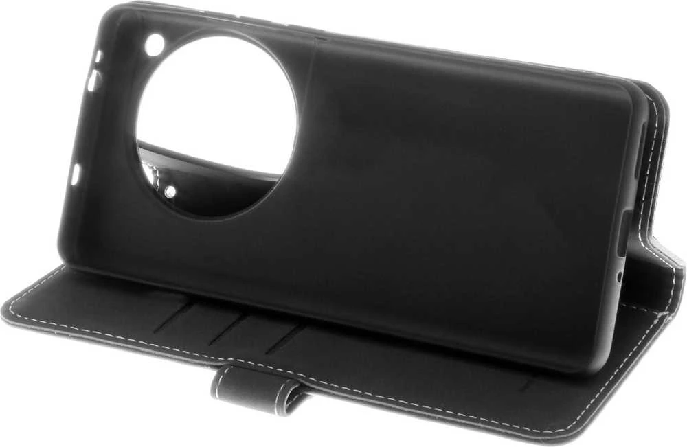 Dėklas Insmat Flip Case -lompakkokotelo, OnePlus 12, musta